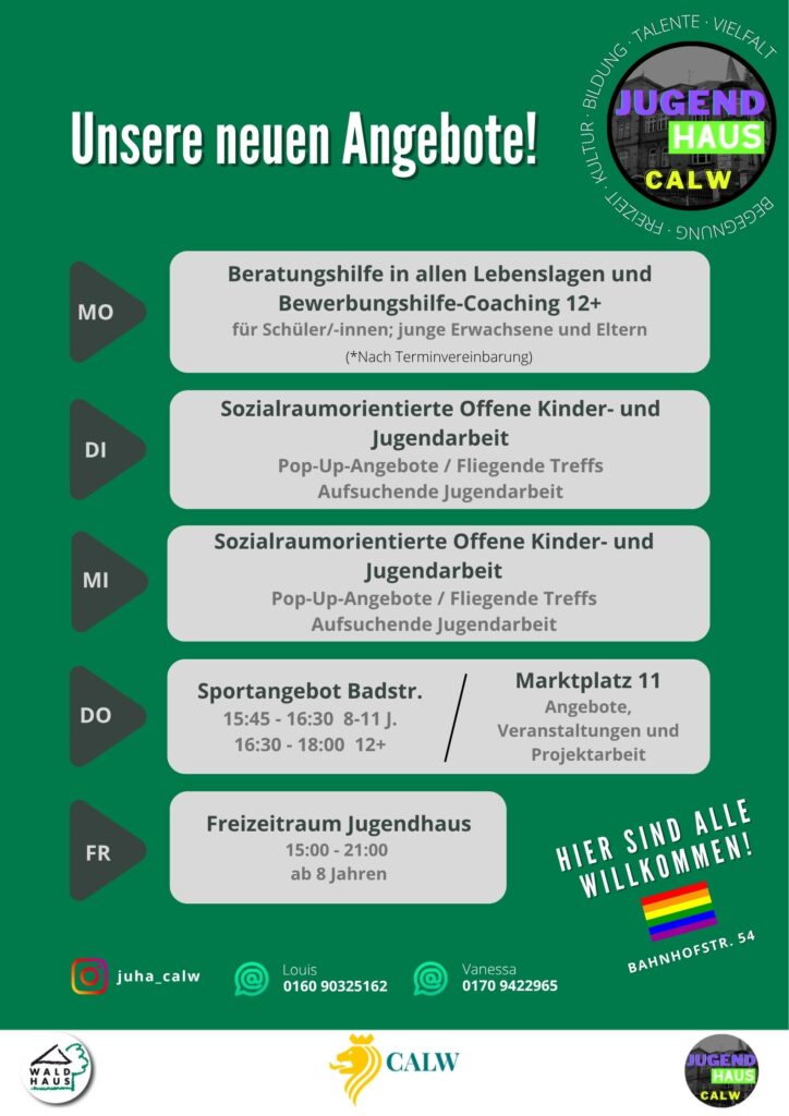 NEUE ANGEBOTE oeffnungszeiten 2026 neuuu